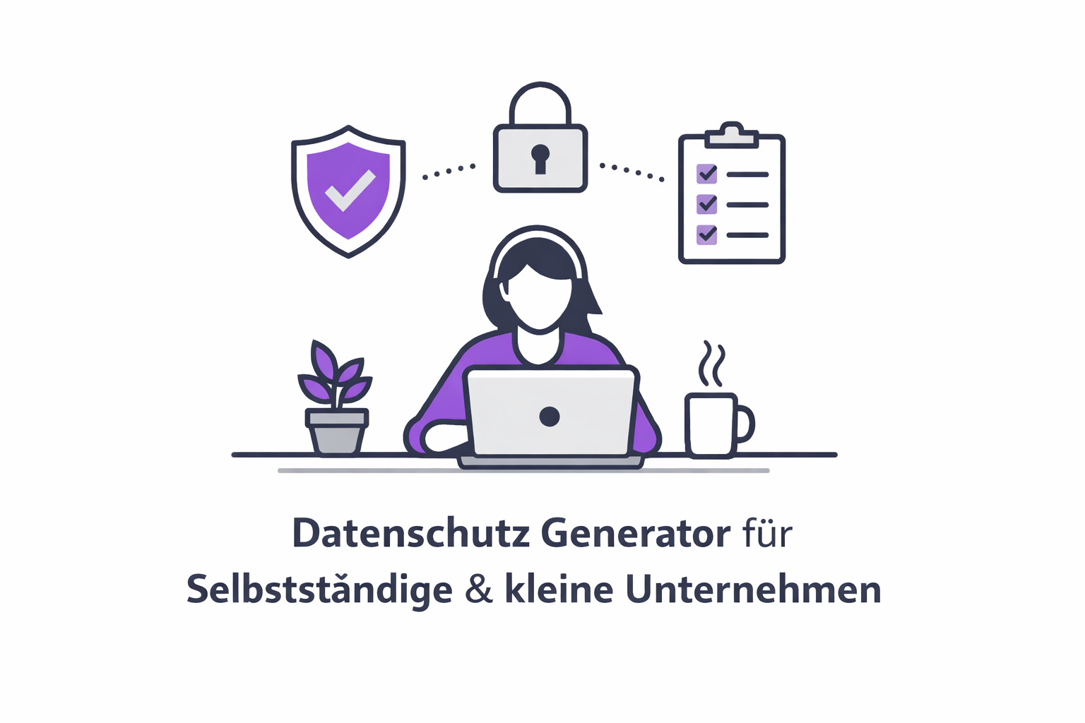 Kostenloser Datenschutz Generator für Selbständige und Kleinunternehmen